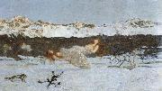 Giovanni Segantini the punishment of lust Spain oil painting artist
